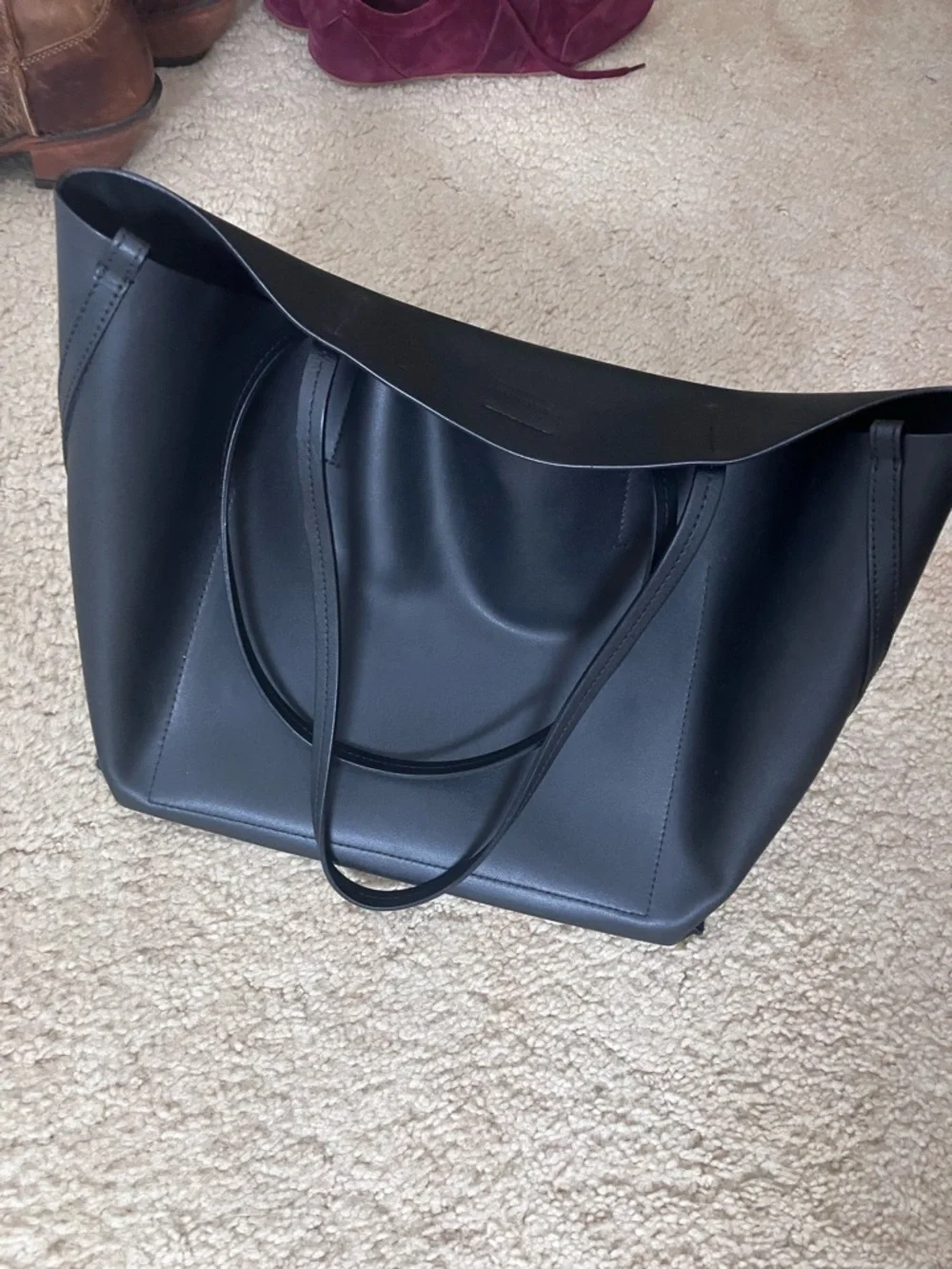 The Luxe Medium Italian Leather Tote Everlane - Picture 8 of 10